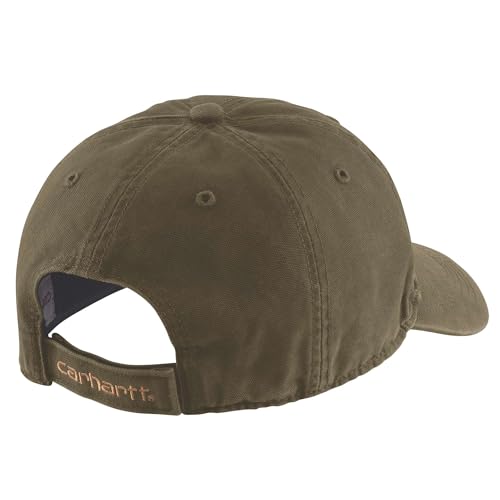 Carhartt mens Canvas Cap - color: Burnished Logs