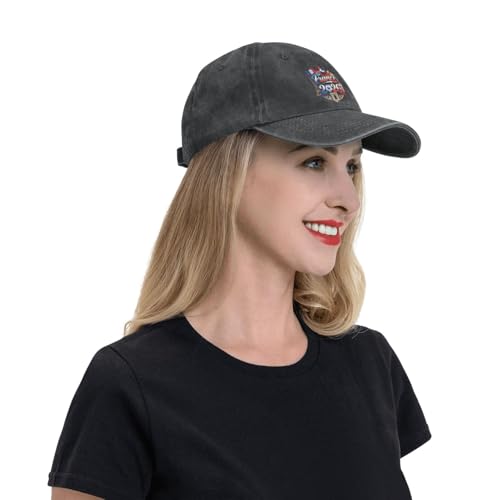 Baseball Cap Adjustable Print Snapback Hats Golf Dad Hat - color: White