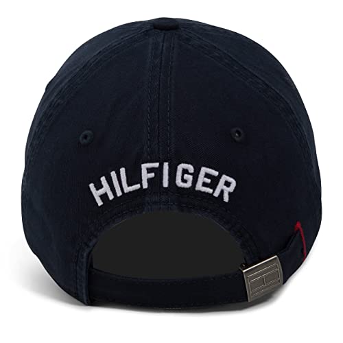 Tommy Hilfiger Men's Cotton Billy Adjustable Flap Baseball Cap - color: Navy Blazer