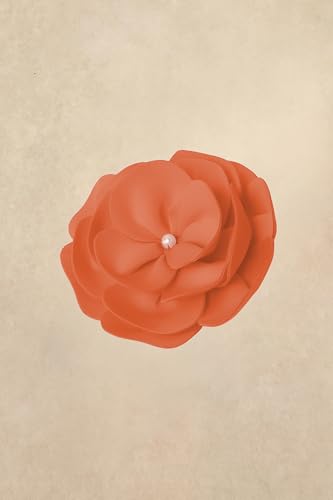 BABEYOND Fascinators Hats for Women Layered Flower Tea Party Derby Hats - color: Orange