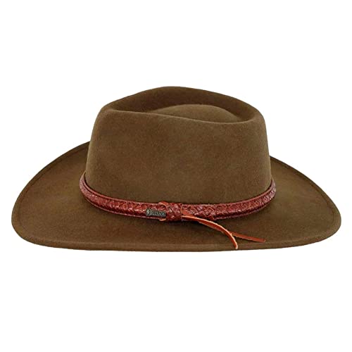 Outback Trading 1379 Men's Dusty Rider UPF 50 Water-Resistant Western-Style Wool Hat - size: Medium