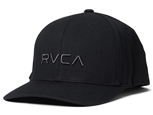 RVCA Men's RVCA Flexfit - color: Black, size: Small-Medium