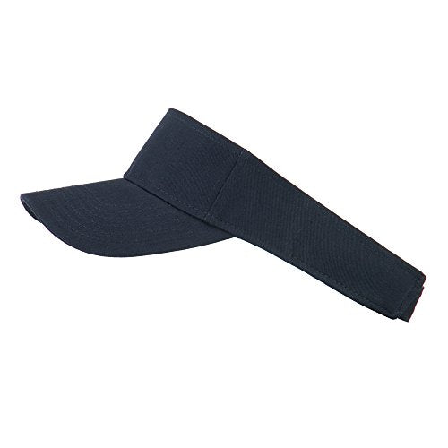 Youth Cotton Sun Visor - color: Navy