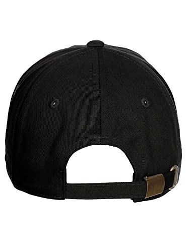 Daxton Low Profile Adjustable Baseball Dad Hat Cap White Old English Font Alphabet A to Z - color: Black, style: Letter R