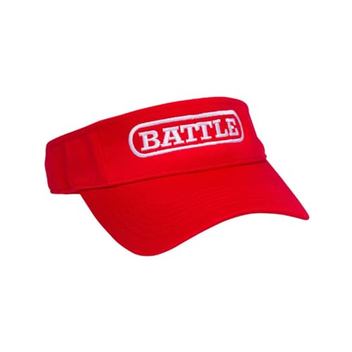 Battle Sports Premium Football Field Visor - color: Red