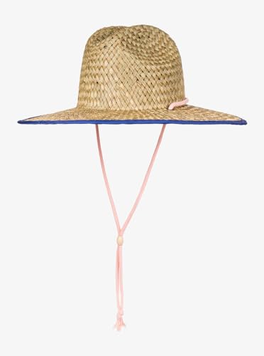 Roxy Women's Coffee Blues Straw Sunhat - size: Large