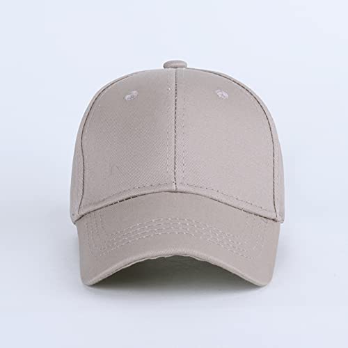 LANGZHEN Cotton Outdoor Toddler Girls Boys Plain Baseball Cap Baby Infant Structured Adjustable Hat for Kids Sun Hat - color: Dark Grey, size: Medium