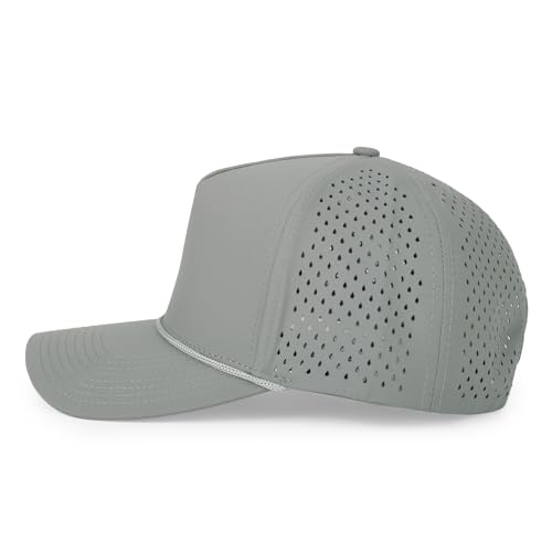 HH HOFNEN Quick Dry Baseball Cap Snapback Golf Trucker Hat for Men Women - color: #1 Gray