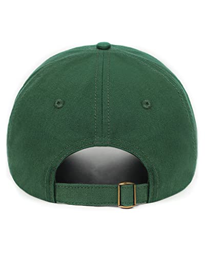 Zylioo XL XXL Baseball Cap for Big Heads, Adjustable Dad Hat for Men Women - color: Common Brim(2.75")-ink Green, size: Large