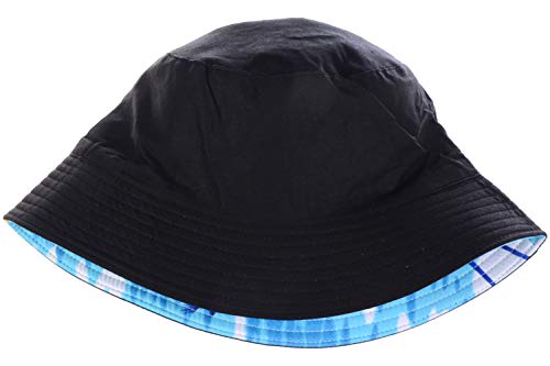 BYOS Unisex Trendy Reversible Lightweight Printed Bucket Hat Packable Outdoor - color: Hawaii Ocean Blue