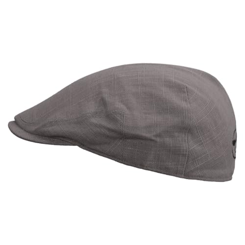 e4Hats.com Baby Boy Embroidered Men's Linen Summer Ivy Cap - color: Charcoal, size: X-Large-XX-Large