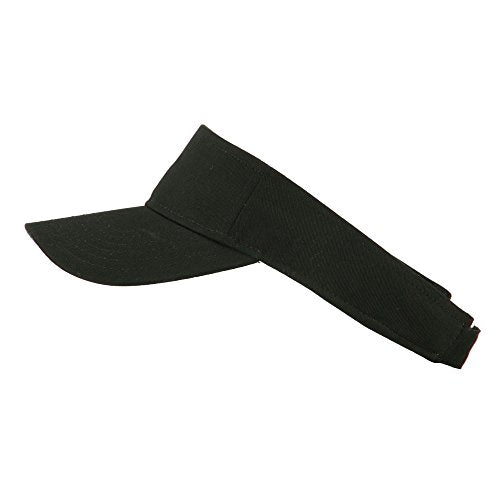 Youth Cotton Sun Visor - color: Black