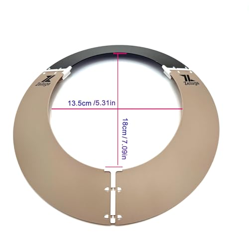 Zeluga 15-483 Professional Hard Hat Sun Shade Visor - Reusable and Replaceable Visor with Sun & Heat Protection, Standard Full Brim Hard Hat Attachment