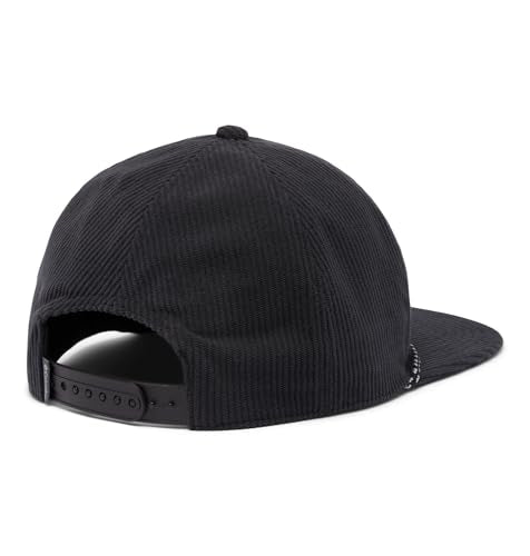 Columbia Unisex Packsaddle Corduroy Snap Back - color: Black/Chenille Patch