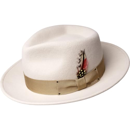 Bailey of Hollywood Men's Fedora Hat - color: Bone, size: Large