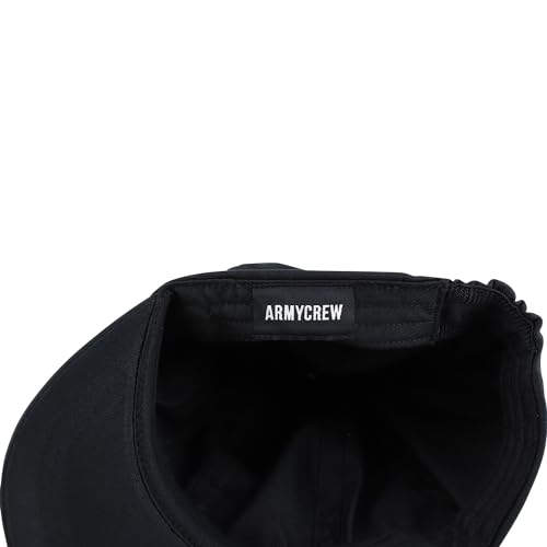 Armycrew Kids 100% Cotton Newsboy Hat with Elastic Adjustable Closure - color: Black