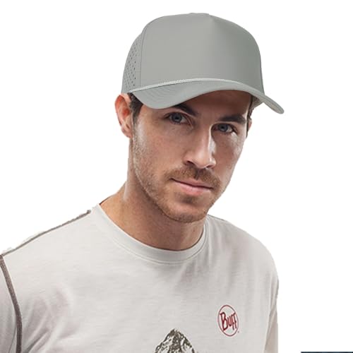 HH HOFNEN Quick Dry Baseball Cap Snapback Golf Trucker Hat for Men Women - color: #1 Gray