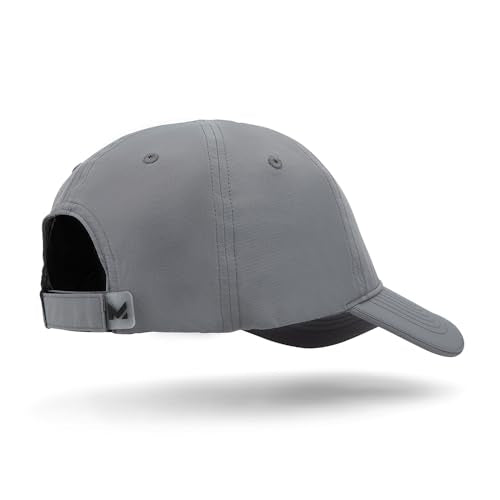 MISSION Cooling Performance Hat, Unstructured Low-Profile Adjustable Fit - UPF 50 - for Running, Workouts & Outdoors - color: Charcoal
