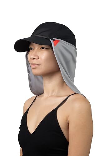 CoolNES - UV Sun Protection Neck Drape Adjustable Multifunctional 2 in 1 Face Covering for Outdoor Fishing - Unisex - color: Coolnes-lightgray