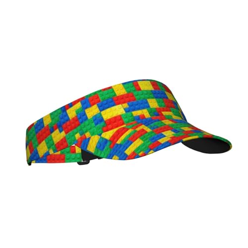 Visors for Women Men, Adjustable Sports Sun Visor Hats Outdoor Tennis Golf Running - color: V-004#
