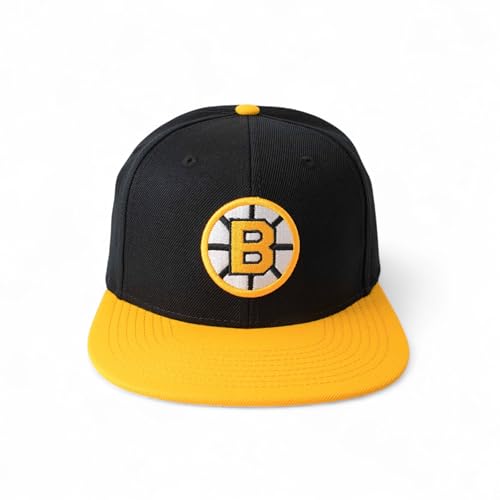 AMERICAN NEEDLE Officially Licensed NHL National Hockey League Archive 400 Adjustable Snapback Baseball Hat - color: Boston Bruins (Black/Gold)