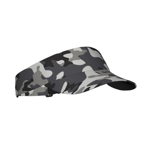 Sports Visor hat Adjustable Sun Cap for Women Men Running Golf Tennis - color: Black3