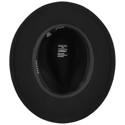 Bailey of Hollywood Curtis Litefelt Fedora - color: Black, size: XX-Large