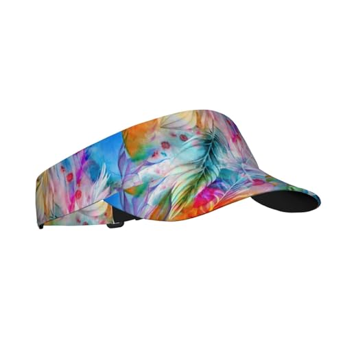 Sports Visor hat Adjustable Sun Cap for Women Men Running Golf Tennis - color: Black16