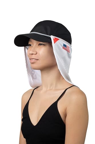 CoolNES - UV Sun Protection Neck Drape Adjustable Multifunctional 2 in 1 Face Covering for Outdoor Fishing - Unisex - color: Coolnes-flag