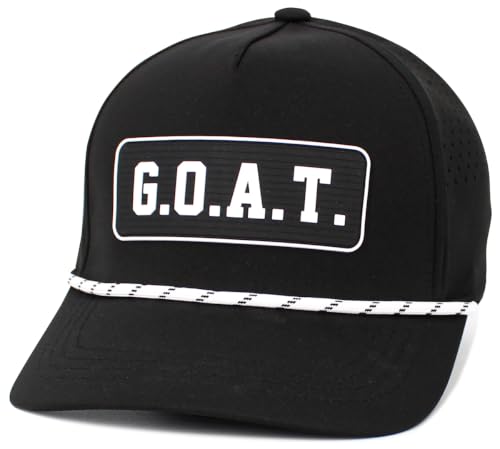KBETHOS Daddy Dad Hat Pineapple Vacation Baseball Cap Vintage Distressed Classic Polo Style Adjustable - color: Black Goat Rope Ballcap