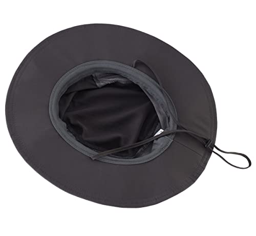 Connectyle Men's Breathable UPF 50+ Sun Hat Packable UV Protection Bucket Hat for Fishing Hiking Camping Safari Beach Golf - color: Dark Grey