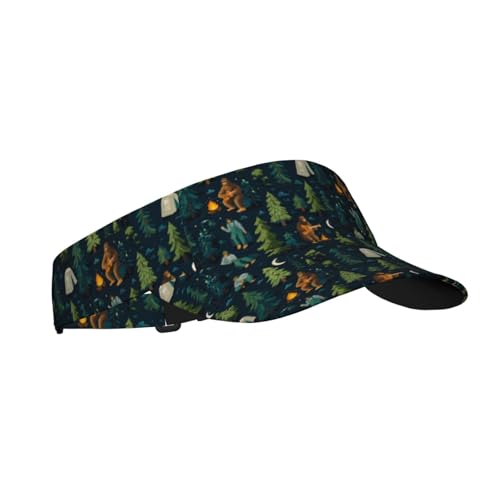 Unisex Adjustable Sports Sun Visor - color: Camp