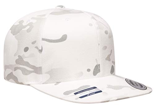 6-Panel Structured Flat Visor Classic Snapback (6089) - color: Alpine