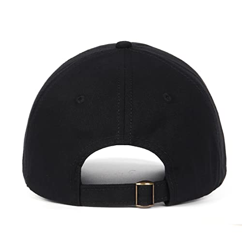 Zylioo XL XXL Baseball Cap for Big Heads, Adjustable Dad Hat for Men Women - color: Common Brim(2.75")-black, size: X-Large-XX-Large