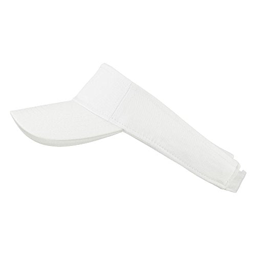Youth Cotton Sun Visor - color: White