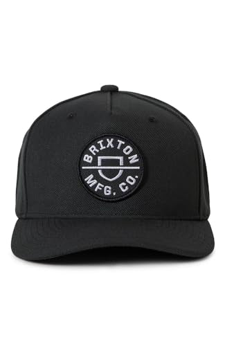 Brixton Mens Crest C Mp Snbk - color: Washed Black