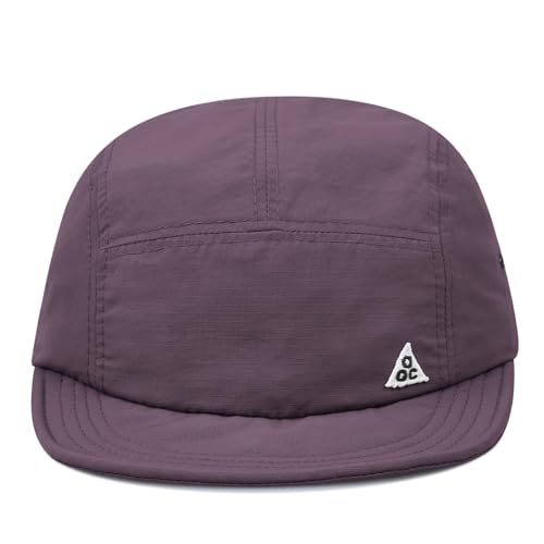 Clakllie Quick Dry Short Brim Hats for Men 5 Panel Running Hat Waterproof Baseball Cap Outdoor Hiking Hat Flat Bill Cadet Cap - color: Cdus-ddy1-purple