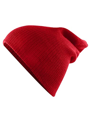 Century Star Kids Slouchy Beanie Halloween Costume Hat Winter Knit Cuff Toddler Boys Girls - color: 03 Red