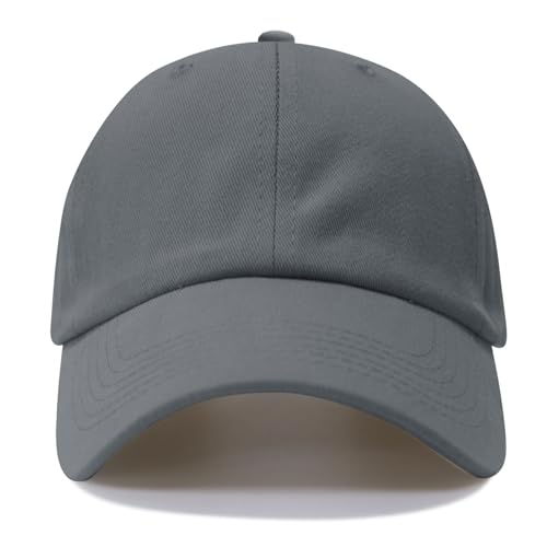 NPQQUAN Original Classic Low Profile Baseball Cap Golf Dad Hat Adjustable - color: Grey