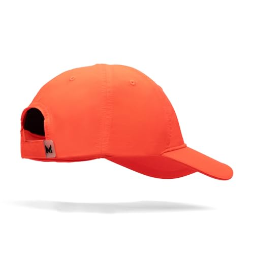 MISSION Cooling Performance Hat, Unstructured Low-Profile Adjustable Fit - UPF 50 - for Running, Workouts & Outdoors - color: Coral