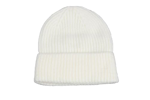 Seamless Beanie Cap, Acrylic Unisex Winter Beanie - color: Pearl White