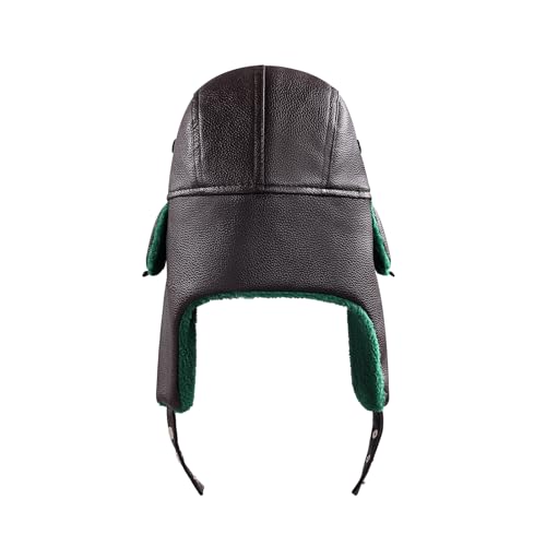 Christmas Vacation Cousin Eddie Hat,Green Trapper Hat with Ear Flap for Uncle Eddie Halloween Christmas Costume