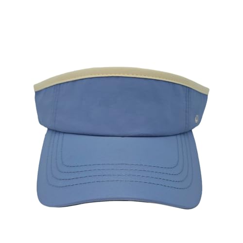 Fits Y’All Performance Nylon Visor: Adjustable, Lightweight, Durable, Quick-Dry, Water Repellent for Men, Women, and Unisex - color: Blue