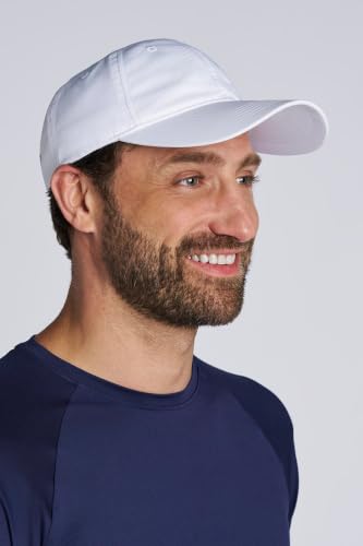 Unisex Sun Protection Cap - UPF 50+ Sun Protection - SunPro Cap in Black - color: White