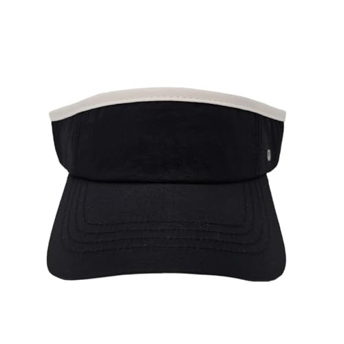 Fits Y’All Performance Nylon Visor: Adjustable, Lightweight, Durable, Quick-Dry, Water Repellent for Men, Women, and Unisex - color: Black