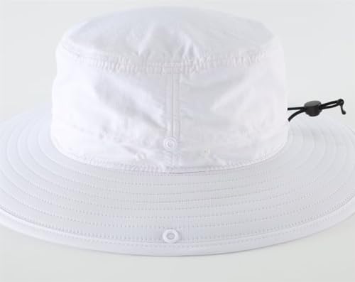 Connectyle Sun Hat for Men Women Outdoor UV Protection Safari Hat for Fishing Hiking Gardening Breathable Cowboy Hat UPF50 - color: White