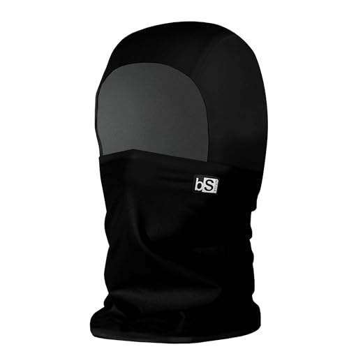 BLACKSTRAP Kids' Treble Hood Balaclava Ski Mask, Helmet Compatible, Keeps Kids Comfortable and Warm - color: Granite