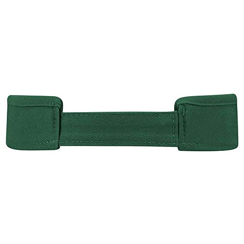 Ashen Fane Unisex Adjustable Cotton Sun Visor - color: Dark Green- Cotton Twill
