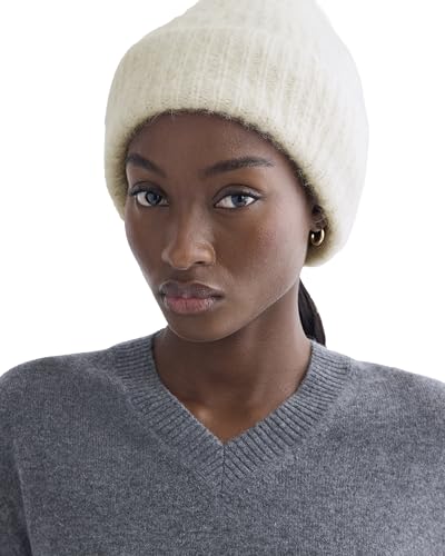 Everlane Unisex Adult Everlane Plush Alpaca Beanie - color: Bone