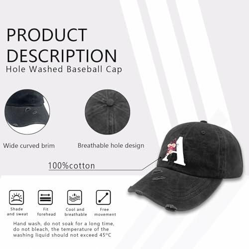 Custom Initial Letter Baseball Cap for Women, Personalized A-Z Monogram Washed Distressed Hat for Mom Gift - color: Classic Alphabetes A-z Cute Letter Caps Cute Baseball Hat 1
